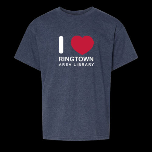 I love Ringtown -  T-Shirt Youth - Red and White Ink Thumbnail